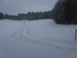 Winterfahrbahn