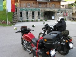 Ausfahrt mit CX 500