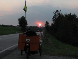im Mühlviertel bei Sonnenaufgang