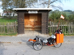 in Tschechien mit dem Trike
